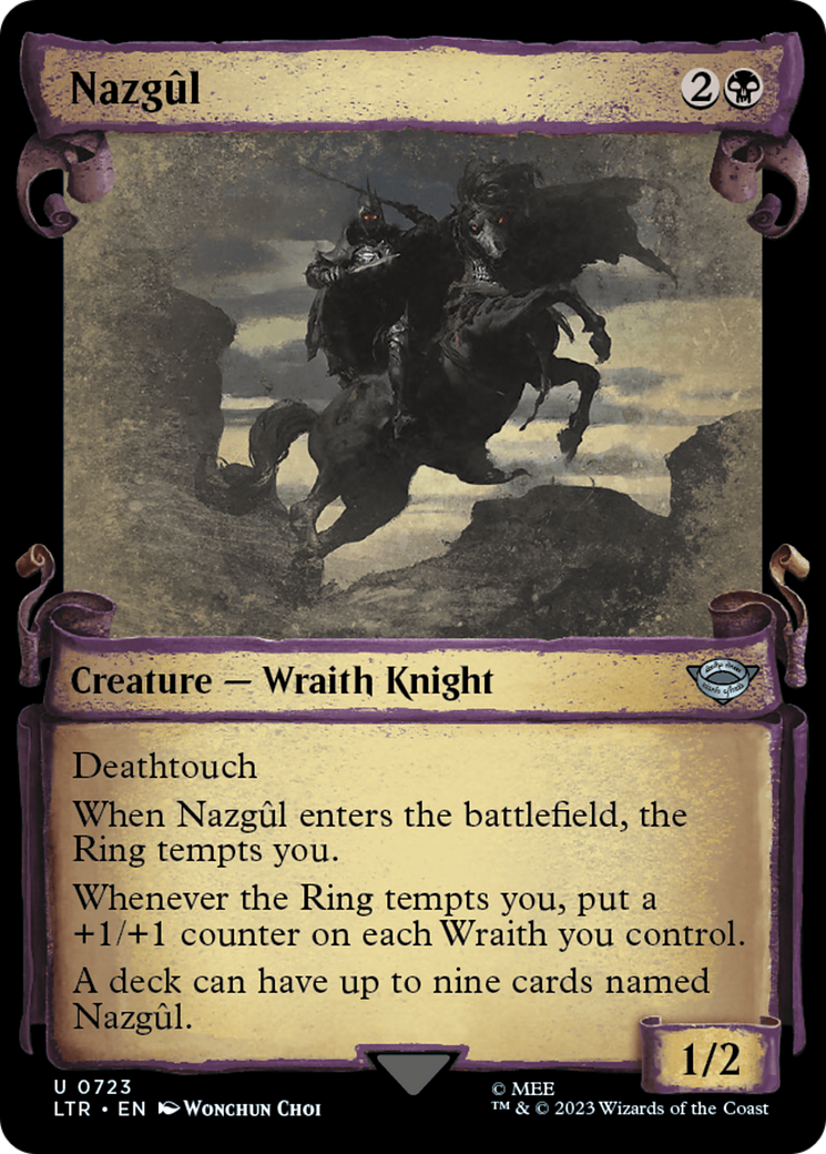 Image of Nazgul (0723) (Showcase Scrolls) (LTR-723) - The Lord of the Rings: Tales of Middle-earth: (Showcase)