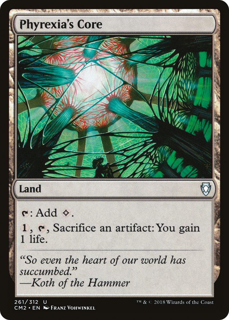 Image of Phyrexia's Core (CM2-261) - Commander Anthology Volume II