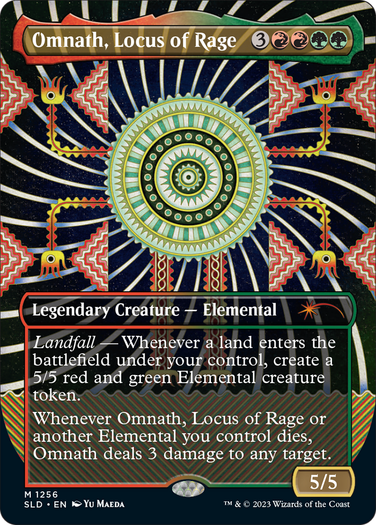 Image of Omnath, Locus of Rage (SLD-1256) - Secret Lair Drop (Borderless)