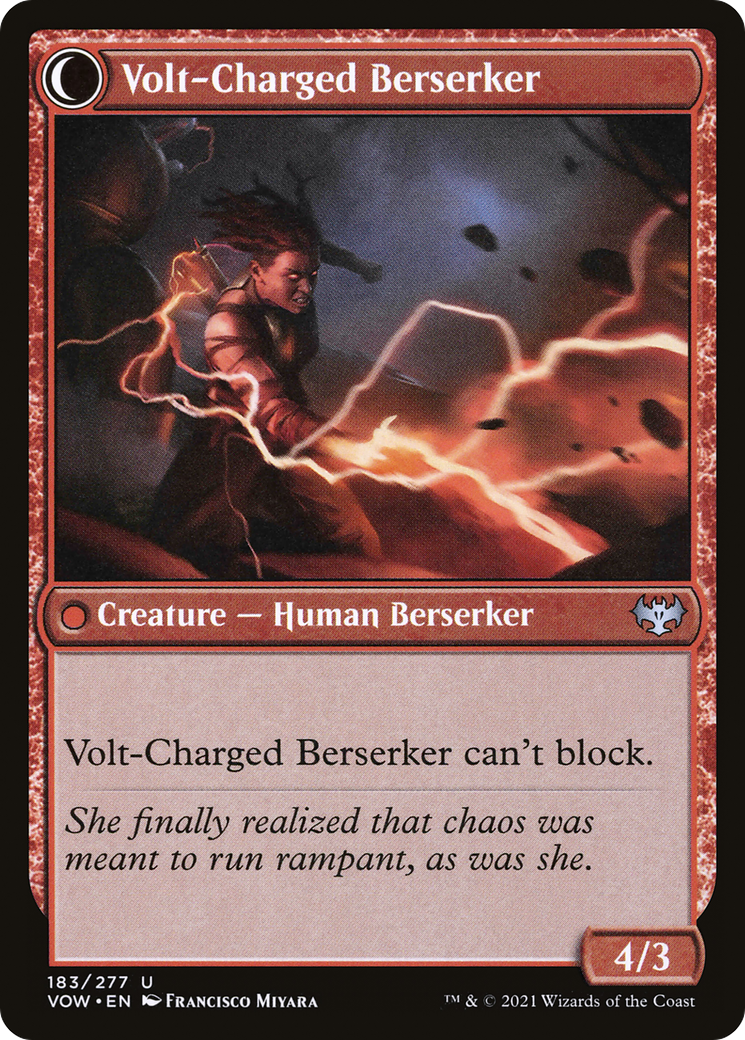 Image of Voltaic Visionary (VOW-183) - Innistrad: Crimson Vow: (Double Faced Transform)