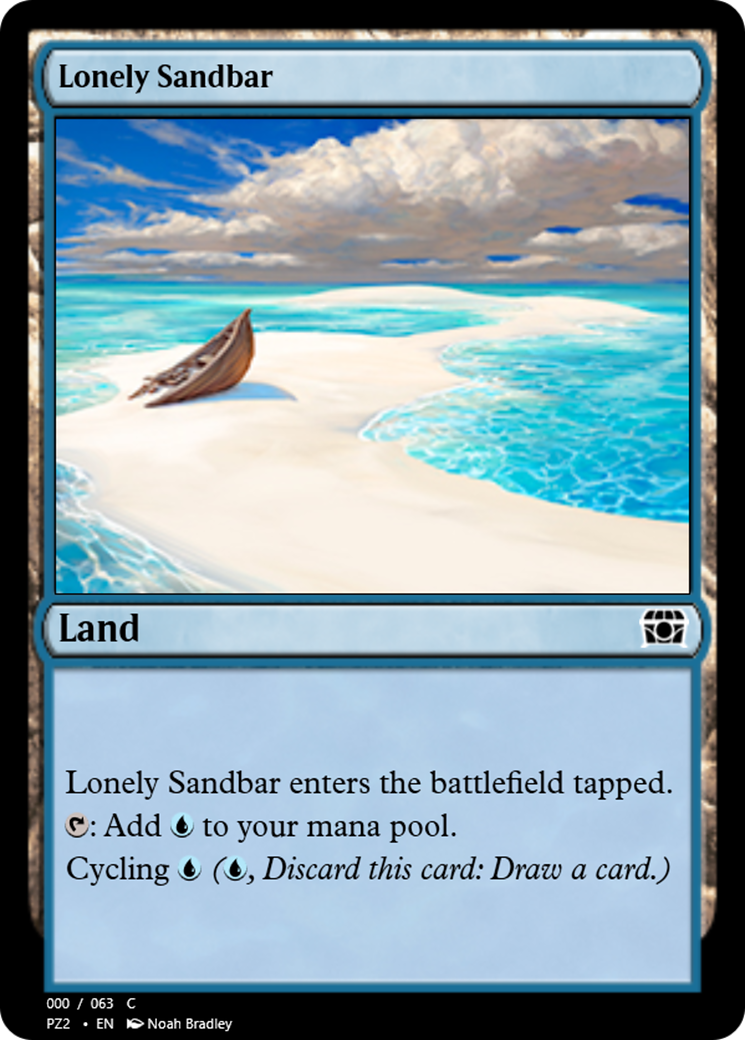Image of Lonely Sandbar (PZ2-65863) - Treasure Chest Foil