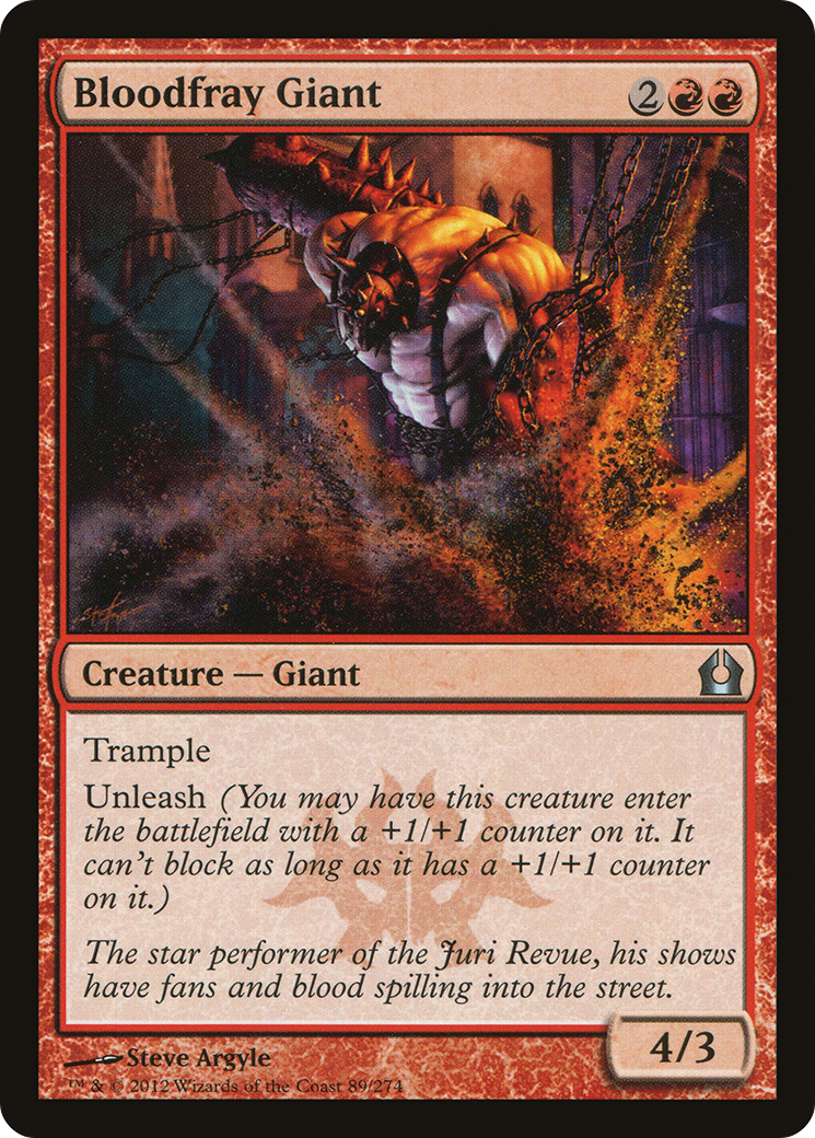 Image of Bloodfray Giant (RTR-089) - Return to Ravnica