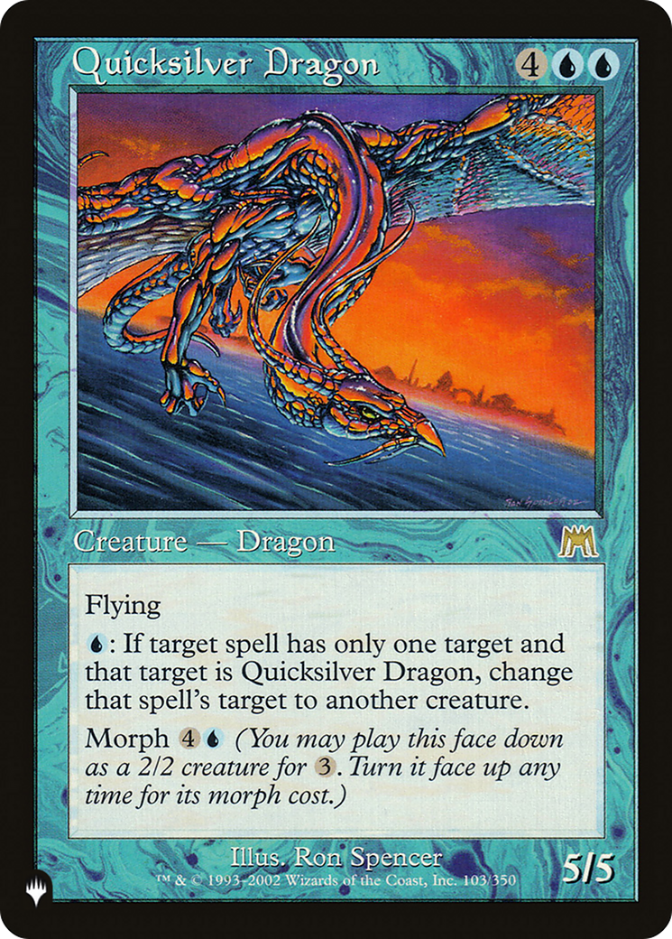 Image of Quicksilver Dragon (LIST-ONS-103) - The List