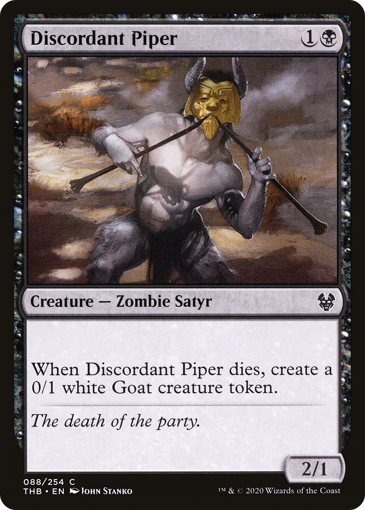 Image of Discordant Piper (THB-088) - Theros Beyond Death
