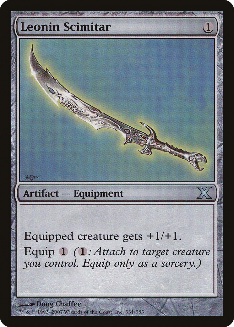 Image of Leonin Scimitar (10E-331) - Tenth Edition