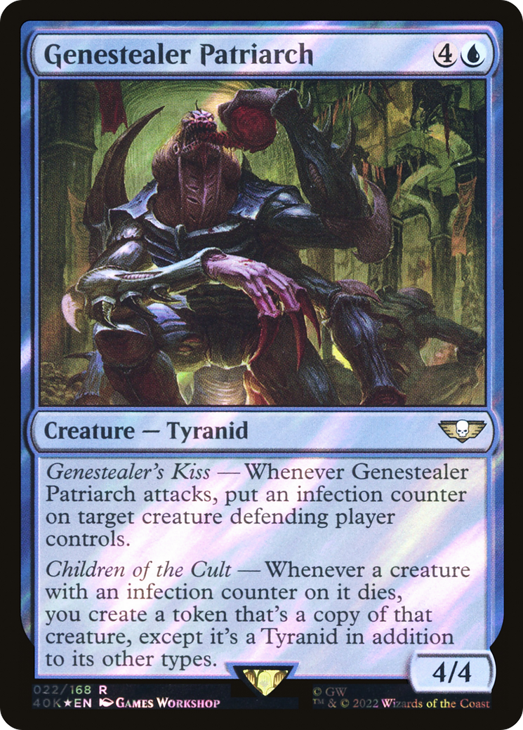 Image of Genestealer Patriarch (Surge Foil) (40K-022) - Warhammer 40,000 Commander Foil
