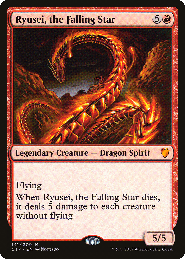 Image of Ryusei, the Falling Star (C17-141) - Commander 2017