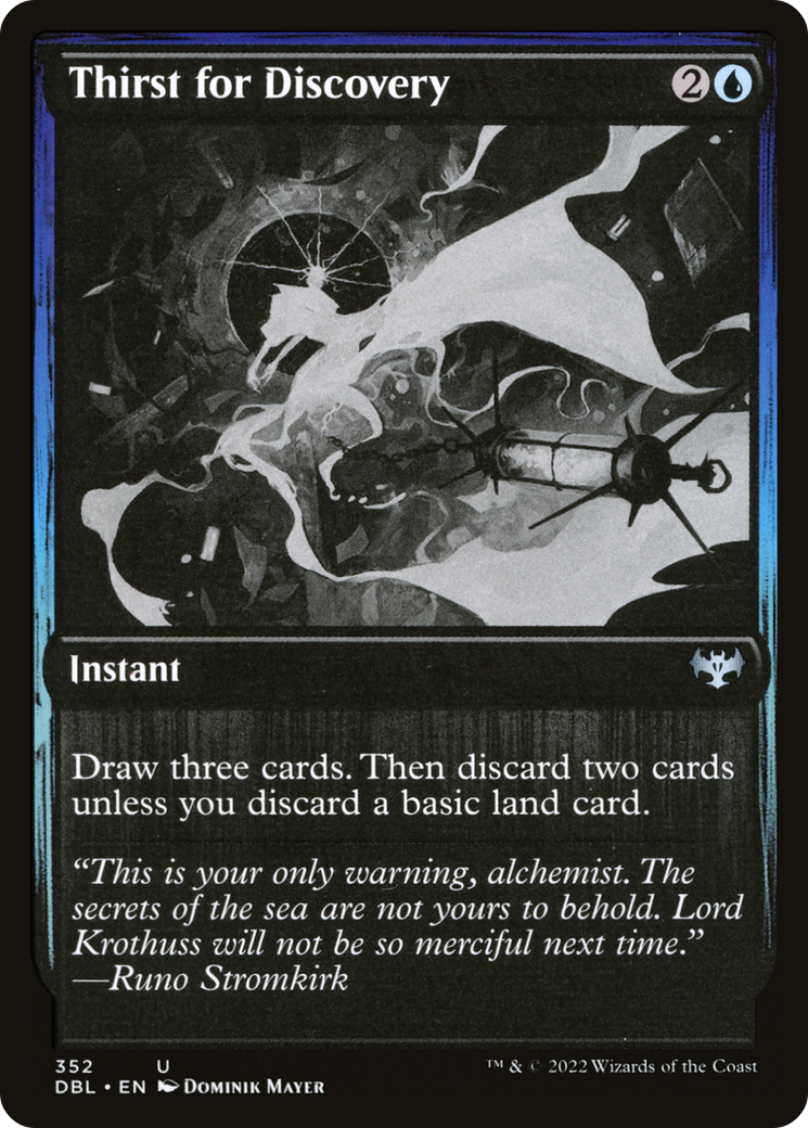 Image of Thirst for Discovery (DBL-352) - Innistrad: Double Feature