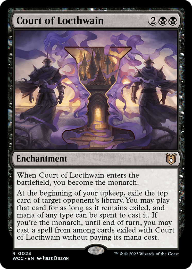 Image of Court of Locthwain (WOC-023) - Wilds of Eldraine Commander