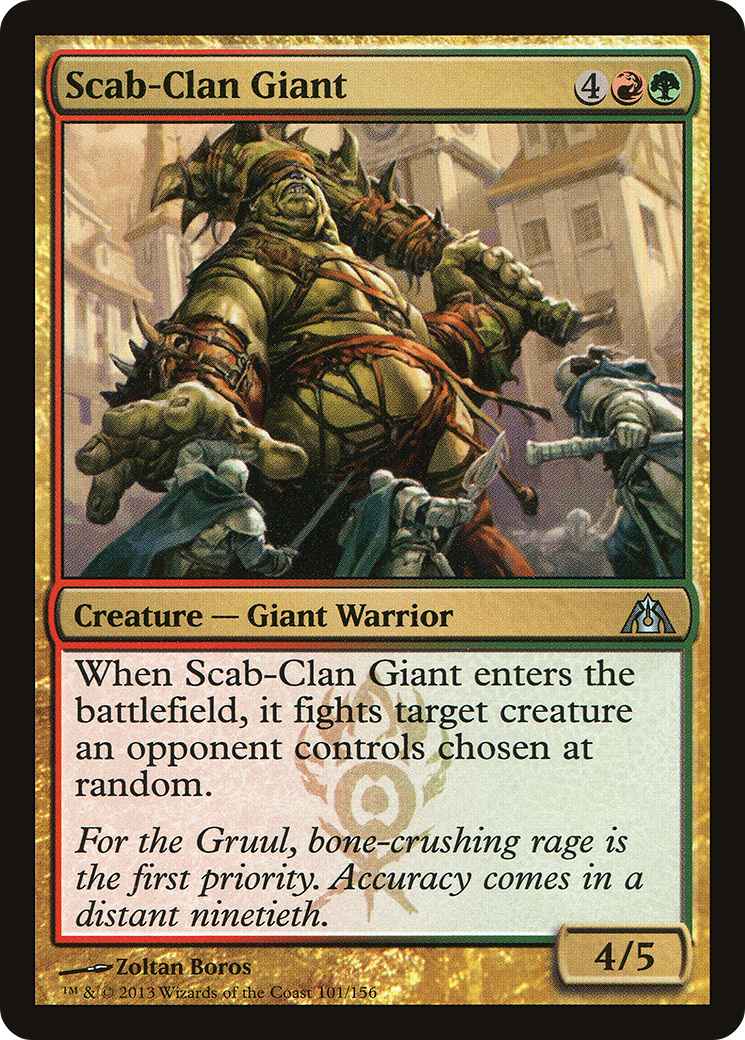 Image of Scab-Clan Giant (DGM-101) - Dragon's Maze Foil