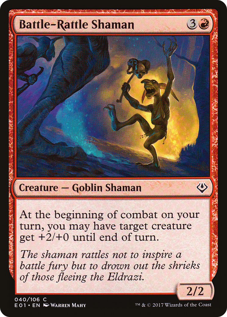 Image of Battle-Rattle Shaman (AC2-040) - Archenemy: Nicol Bolas