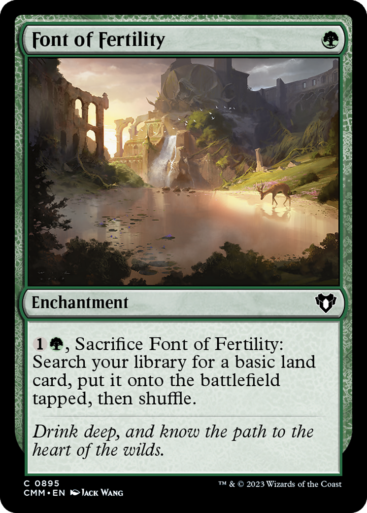 Image of Font of Fertility (CMM-895) - Commander Masters