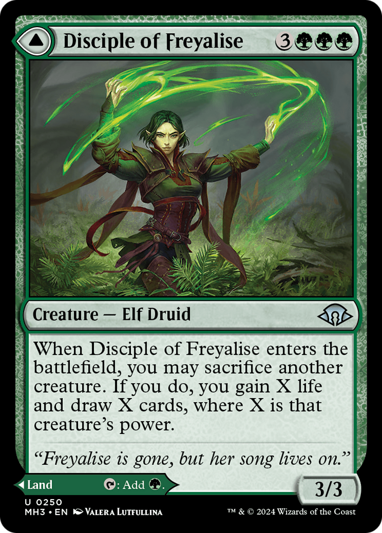Image of Disciple of Freyalise (MH3-250) - Modern Horizons 3 Foil