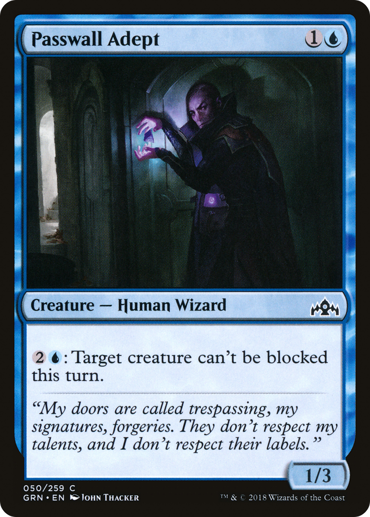 Image of Passwall Adept (GRN-050) - Guilds of Ravnica Foil