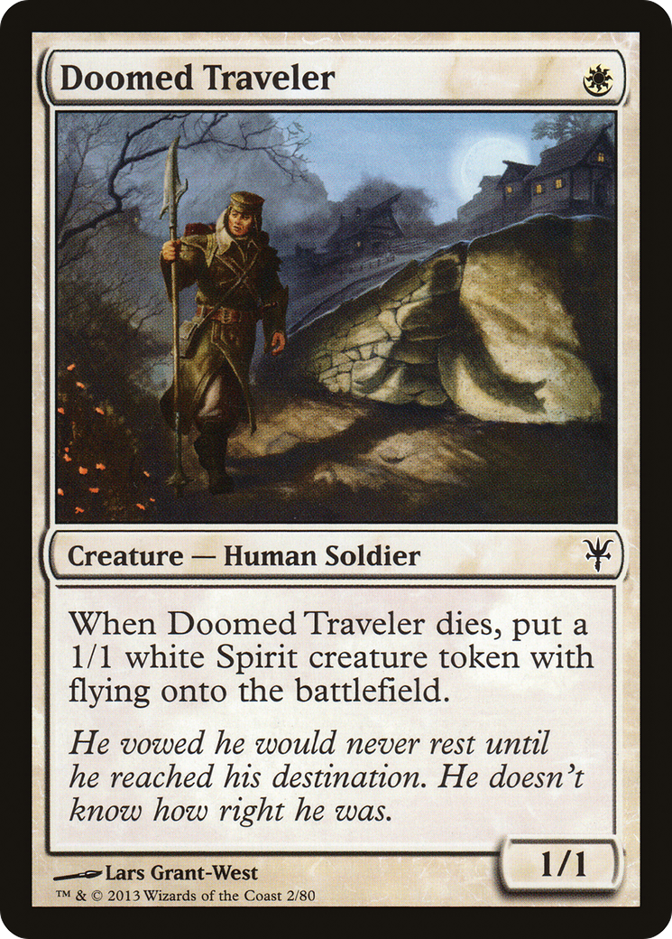 Image of Doomed Traveler (DDK-002) - Duel Decks: Sorin vs. Tibalt