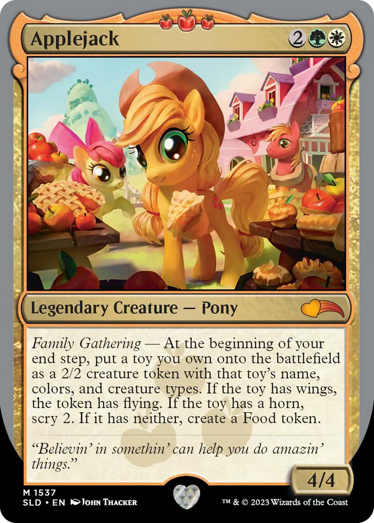 Image of Applejack (SLD-1537) - Secret Lair Drop