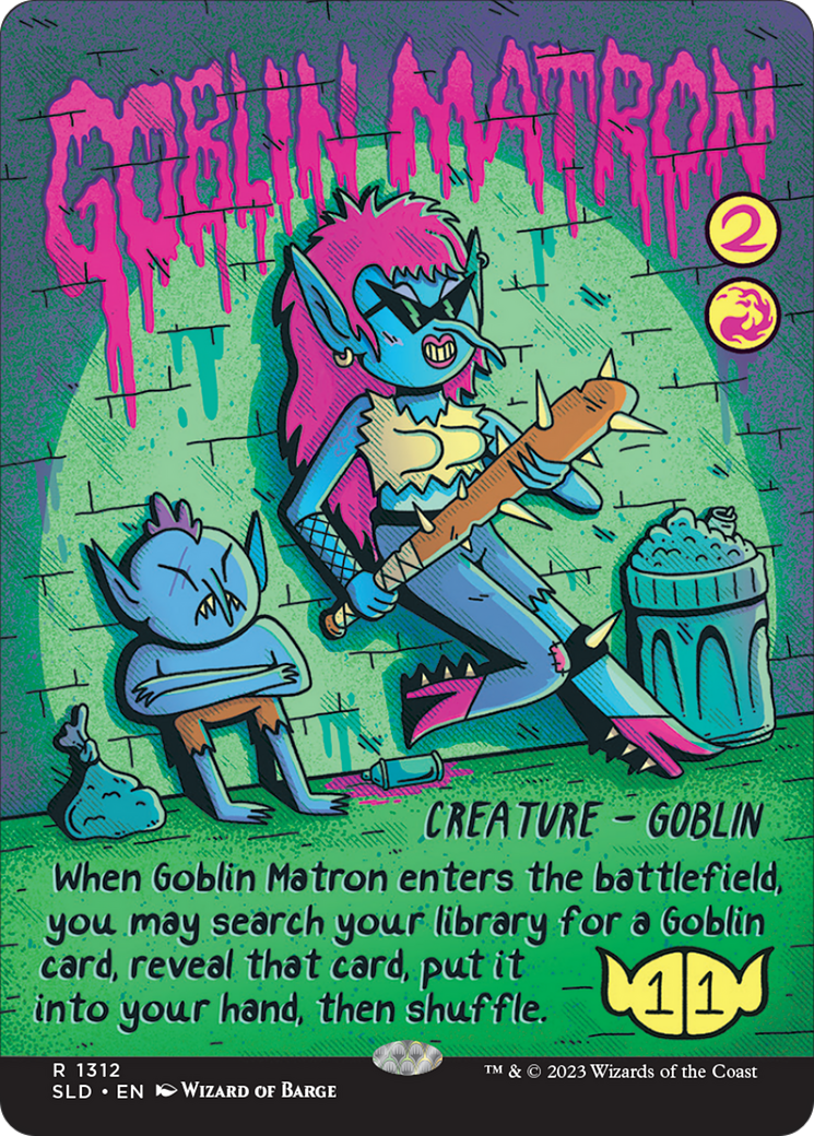 Image of Goblin Matron (SLD-1312) - Secret Lair Drop (Borderless)
