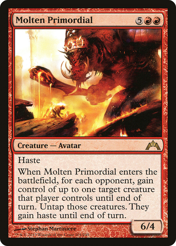 Image of Molten Primordial (GTC-101) - Gatecrash Foil