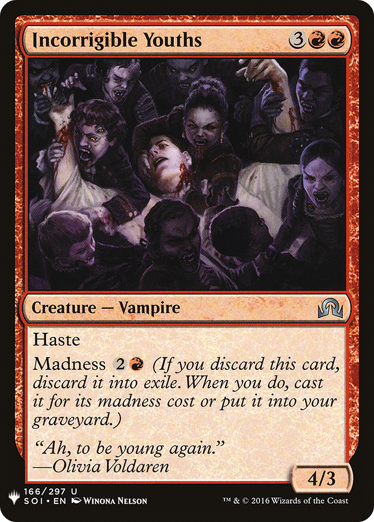 Image of Incorrigible Youths (LIST-SOI-166) - The List