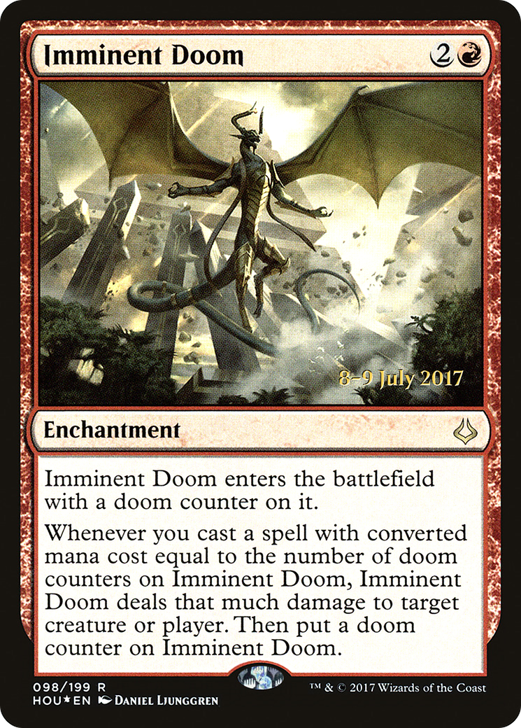 Image of Imminent Doom (PRE-98S) - Hour of Devastation Promos Foil