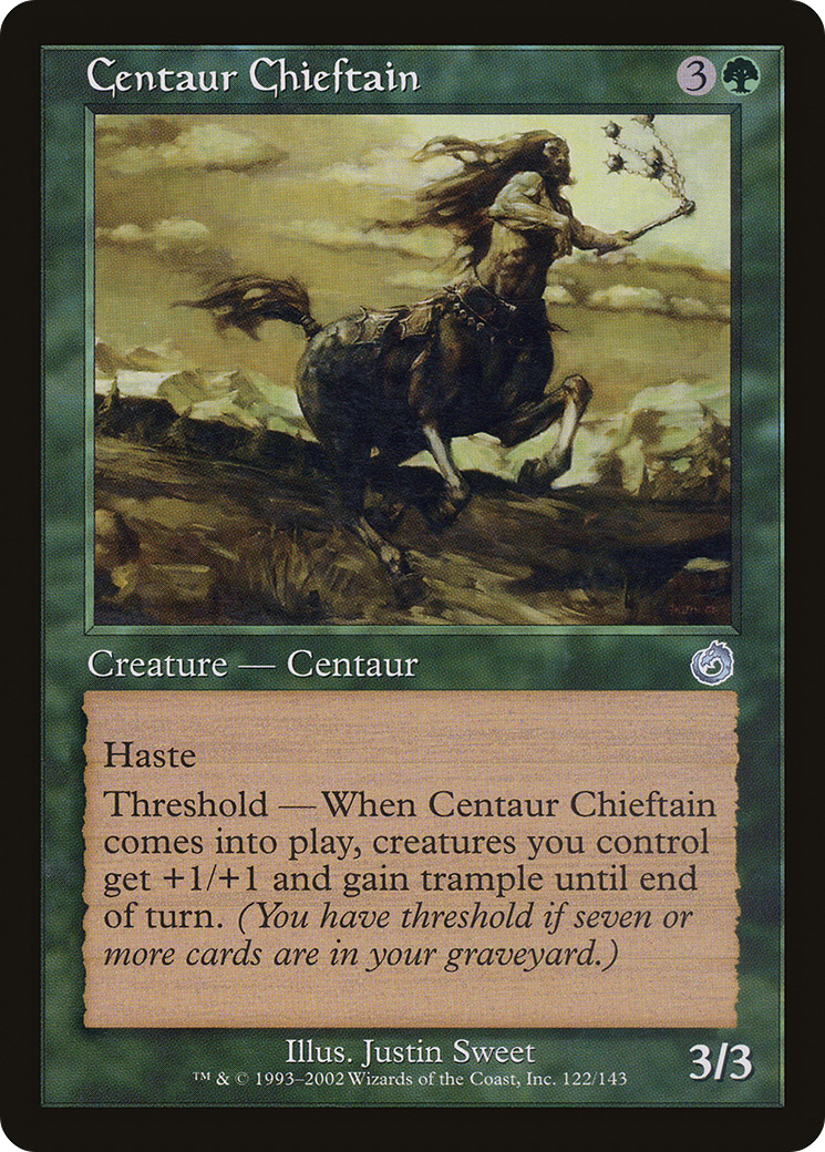 Image of Centaur Chieftain (TOR-122) - Torment Foil