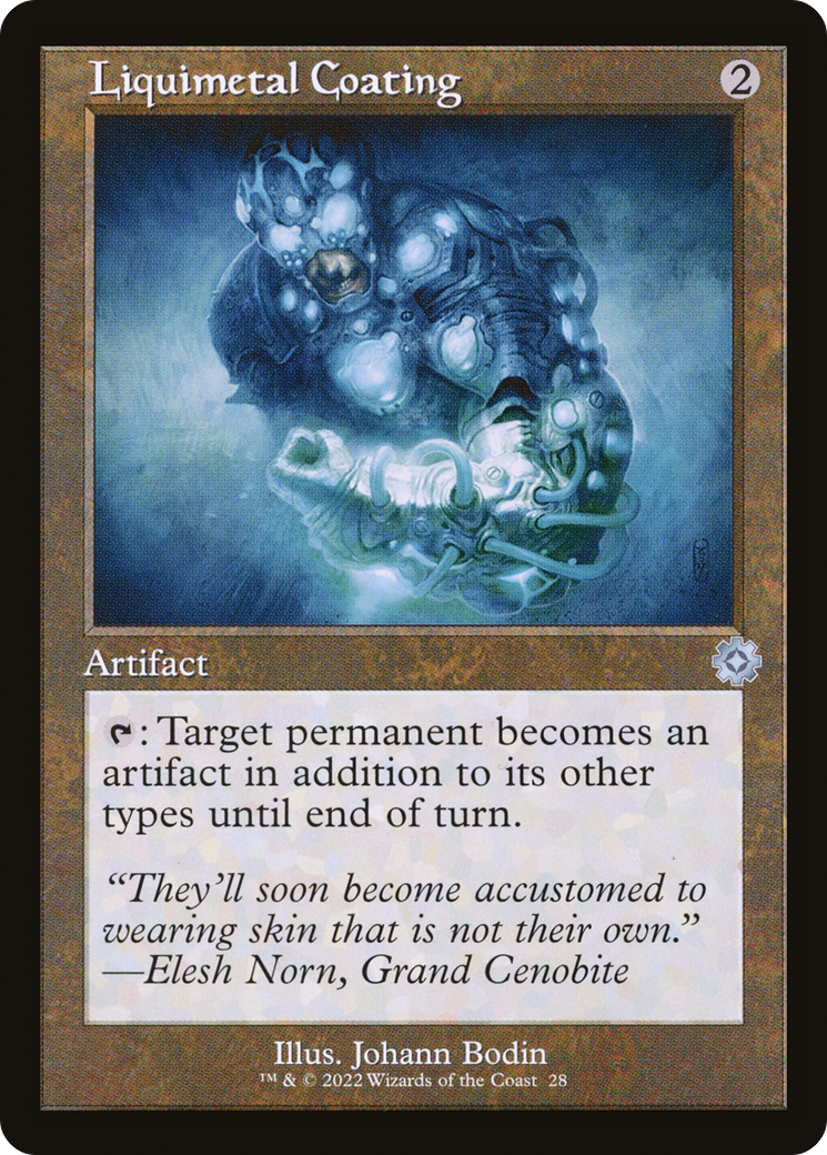 Image of Liquimetal Coating (BRR-028) - The Brothers' War Retro Artifacts Foil