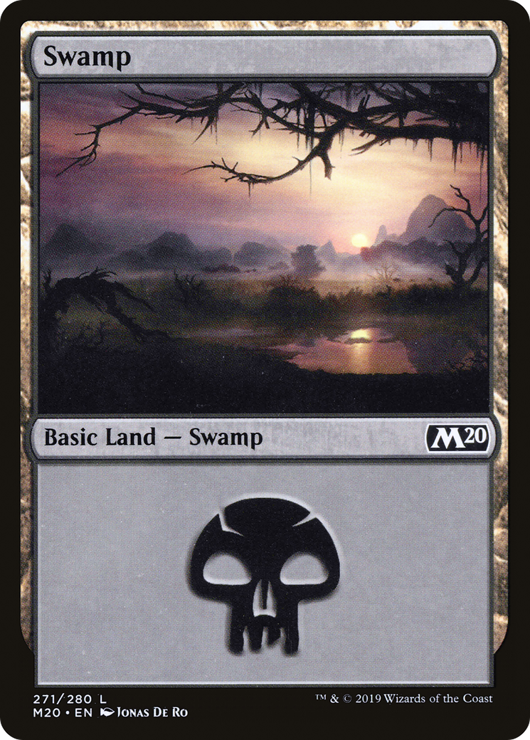 Image of Swamp (271) (M20-271) - Core Set 2020