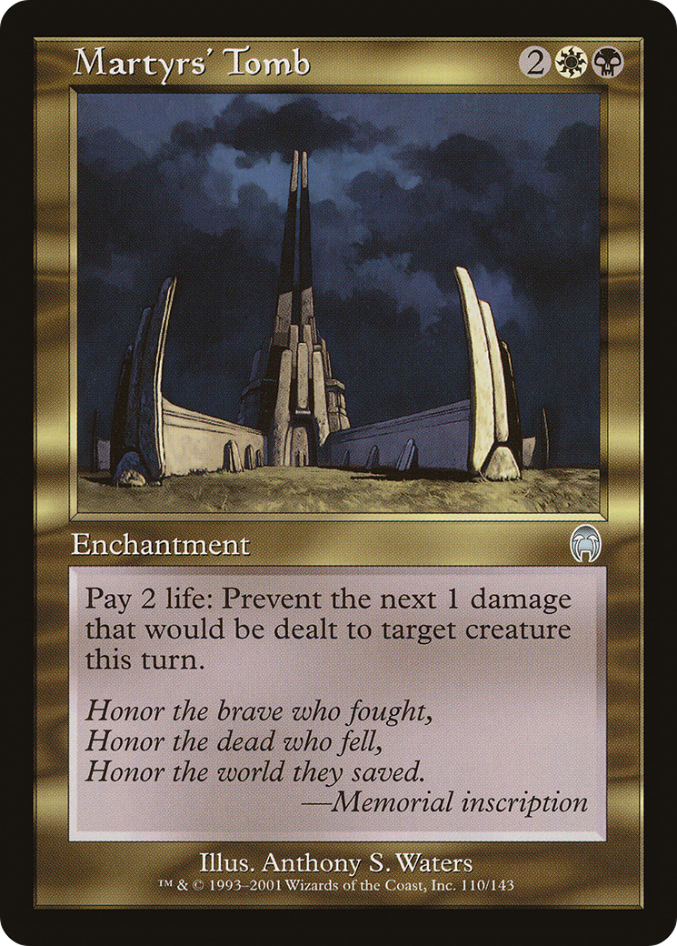 Image of Martyrs' Tomb (APC-110) - Apocalypse Foil