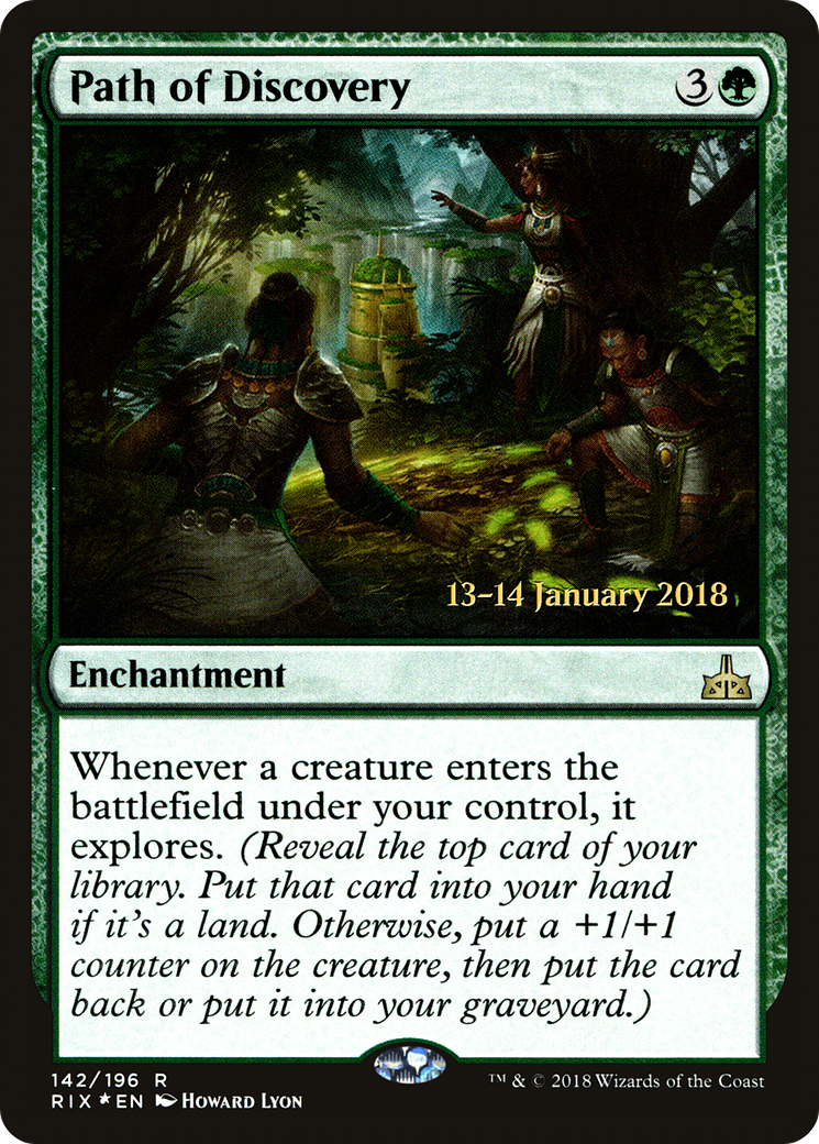 Image of Path of Discovery (PRE-142S) - Rivals of Ixalan Promos Foil
