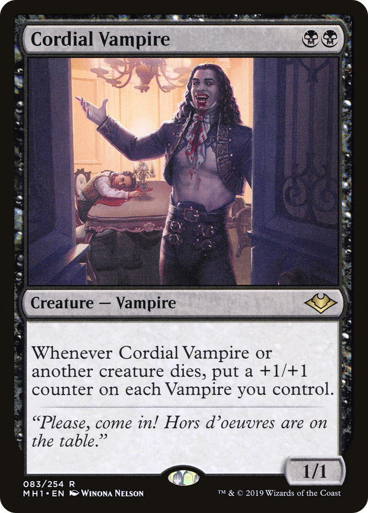 Image of Cordial Vampire (MH1-083) - Modern Horizons Foil