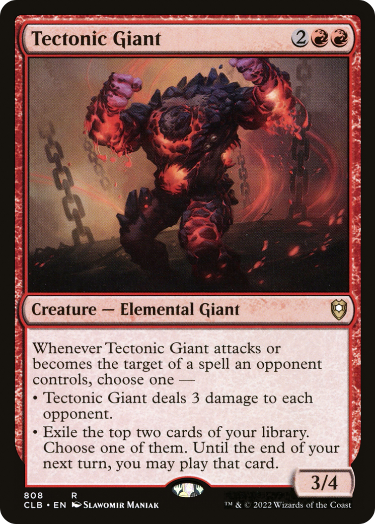 Image of Tectonic Giant (CLB-808) - Commander Legends: Battle for Baldur's Gate