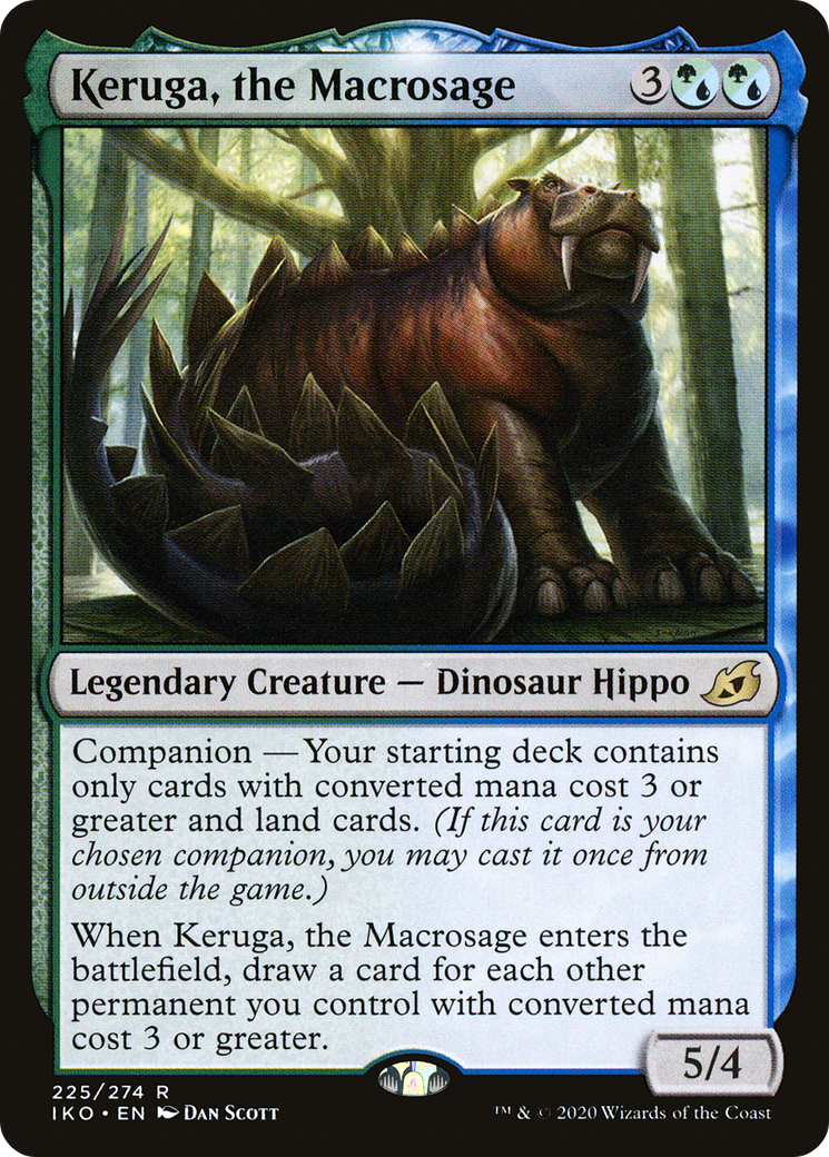 Image of Keruga, the Macrosage (IKO-225) - Ikoria: Lair of Behemoths: (companion)