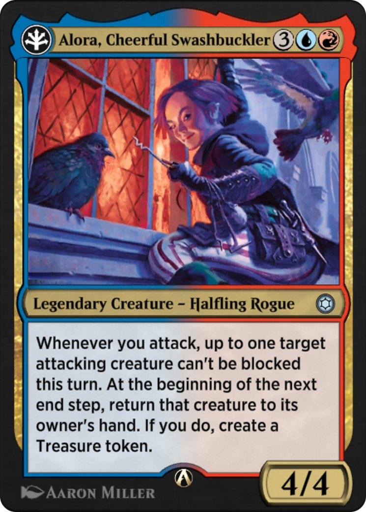 Image of Alora, Cheerful Swashbuckler (HBG-05R) - Alchemy Horizons: Baldur's Gate