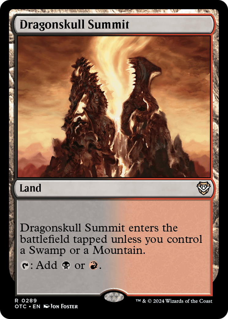 Image of Dragonskull Summit (OTC-289) - Outlaws of Thunder Junction Commander