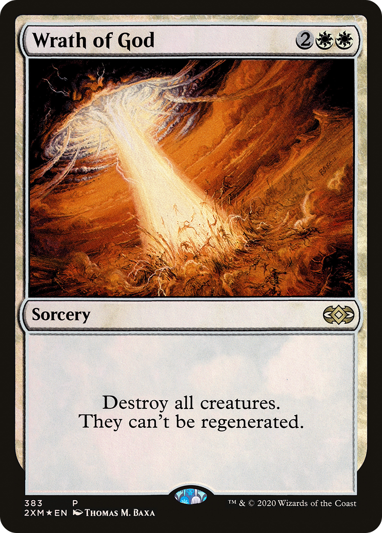Image of Wrath of God (LARP-383) - Double Masters Foil