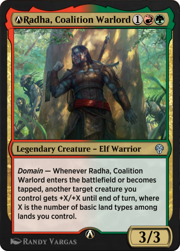 Image of A-Radha, Coalition Warlord (DMU-A-211) - Dominaria United