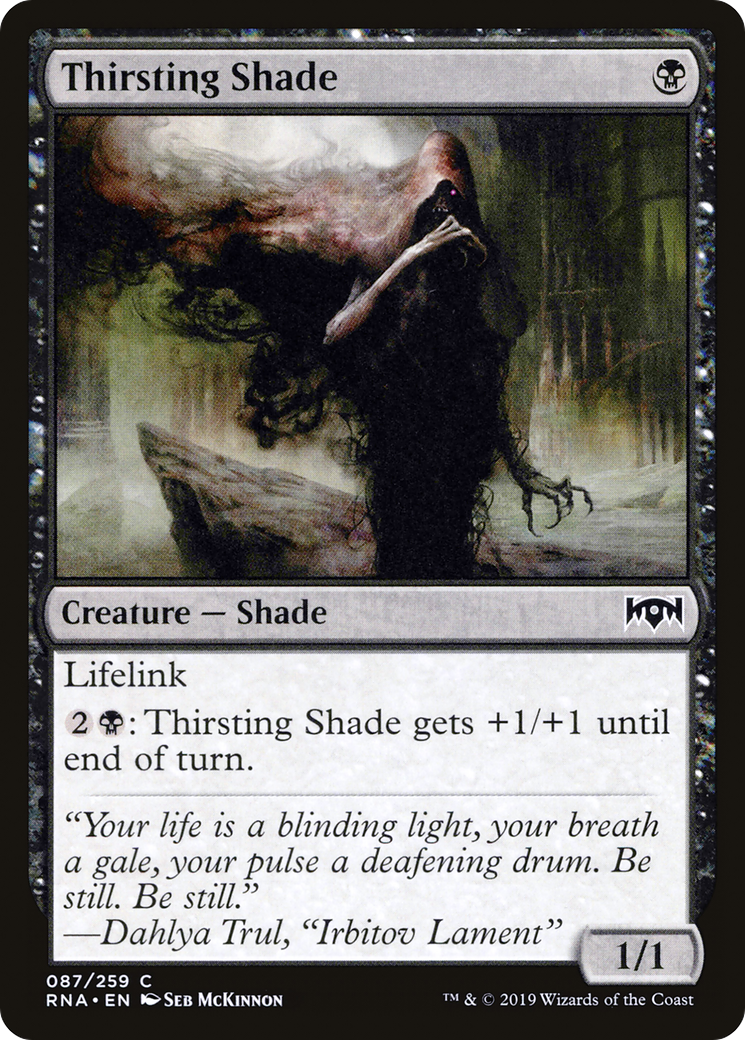 Image of Thirsting Shade (RNA-087) - Ravnica Allegiance Foil