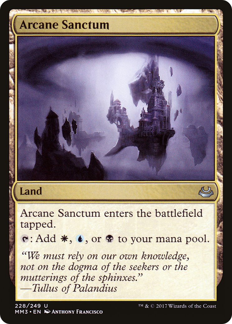 Image of Arcane Sanctum (MM3-228) - Modern Masters 2017 Foil
