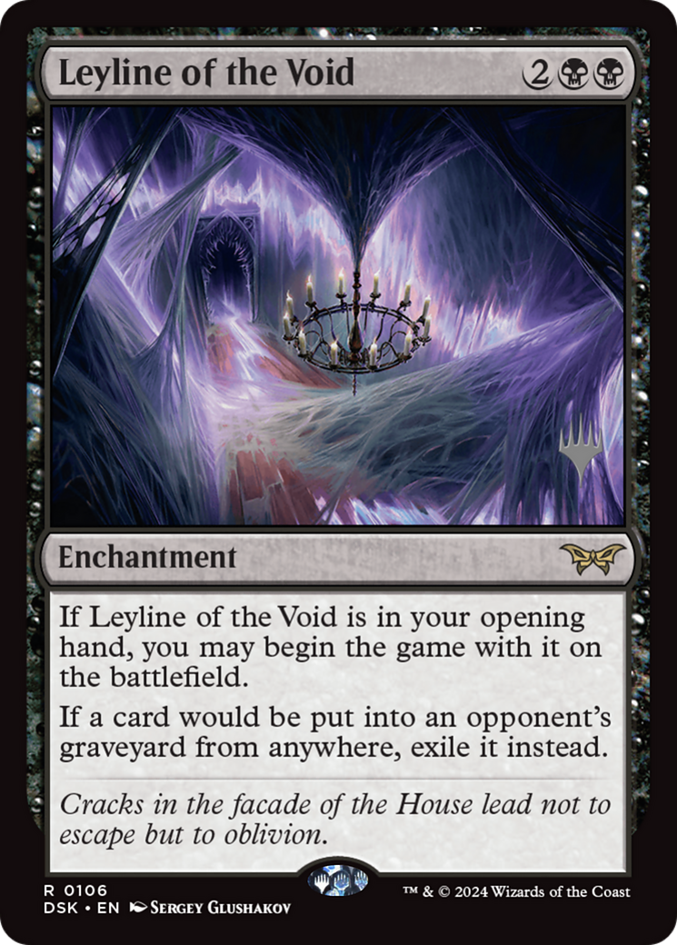 Image of Leyline of the Void (PPDSK-106) - Duskmourn: House of Horror Promos Foil