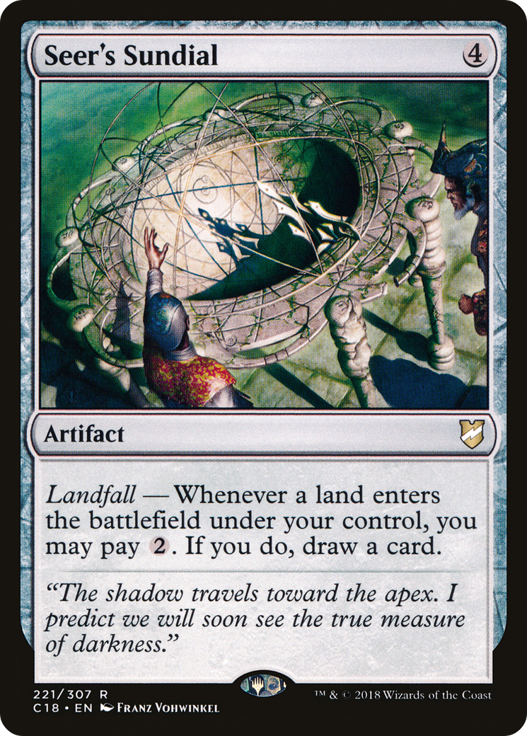 Image of Seer's Sundial (C18-221) - Commander 2018