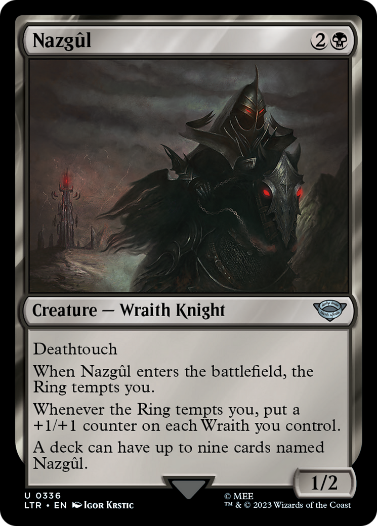Image of Nazgul (0336) (LTR-336) - The Lord of the Rings: Tales of Middle-earth Foil
