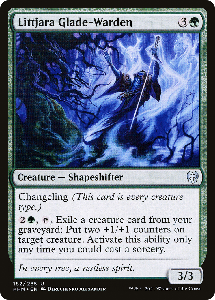 Image of Littjara Glade-Warden (KHM-182) - Kaldheim