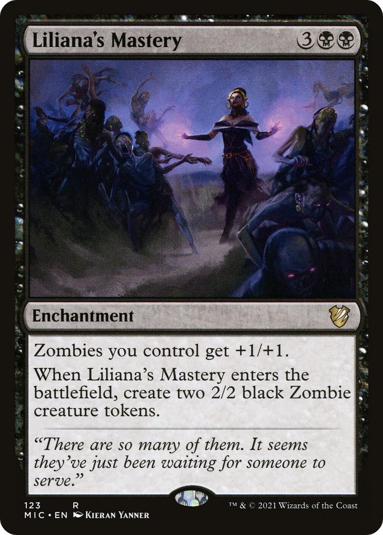 Image of Liliana's Mastery (MIC-123) - Midnight Hunt Commander