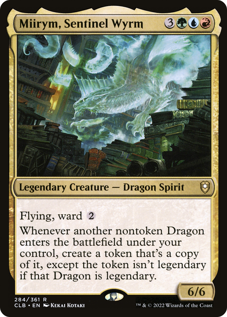 Image of Miirym, Sentinel Wyrm (CLB-284) - Commander Legends: Battle for Baldur's Gate Foil