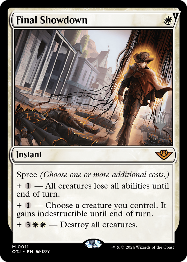 Image of Final Showdown (PPOTJ-011) - Outlaws of Thunder Junction Promos Foil