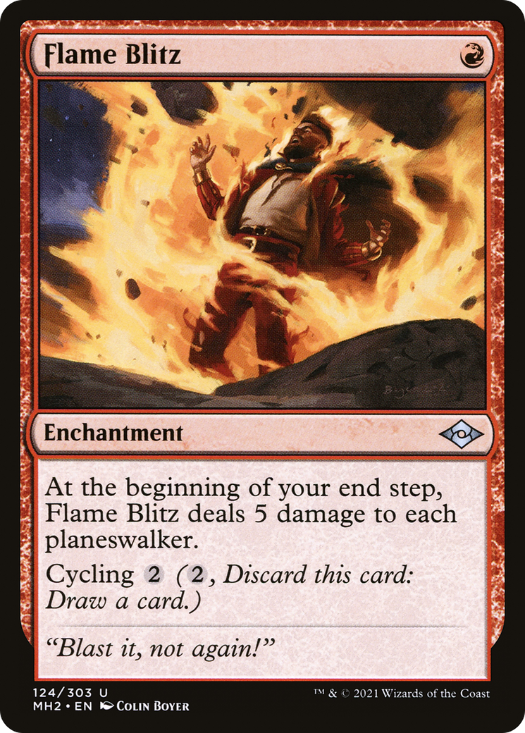 Image of Flame Blitz (MH2-124) - Modern Horizons 2