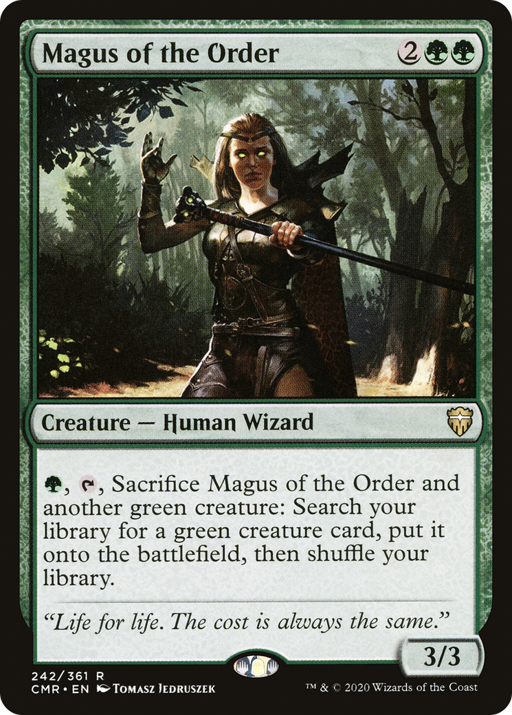 Image of Magus of the Order (CMR-242) - Commander Legends Foil