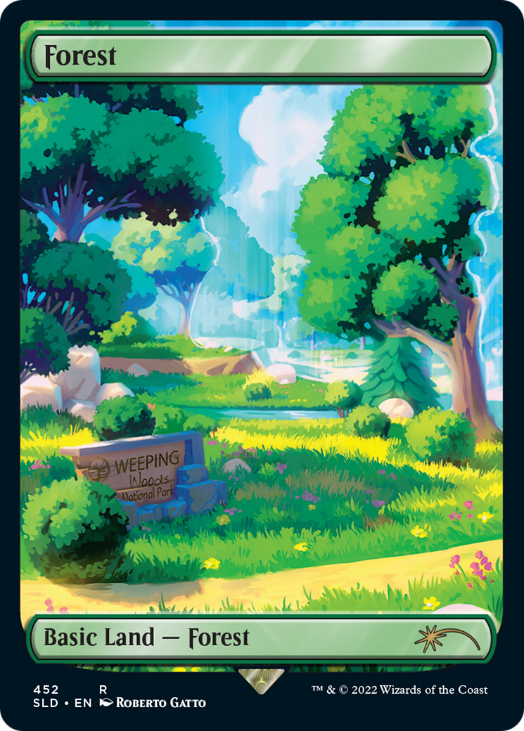 Image of Forest (452) (SLD-452) - Secret Lair Drop: (Full Art) Foil