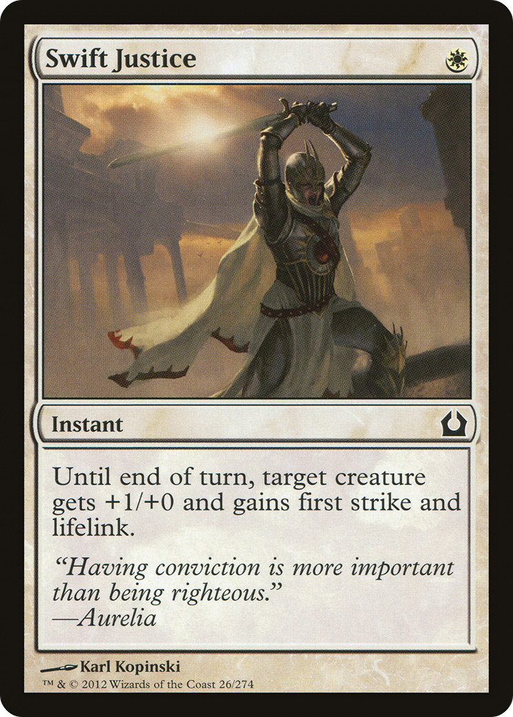 Image of Swift Justice (RTR-026) - Return to Ravnica