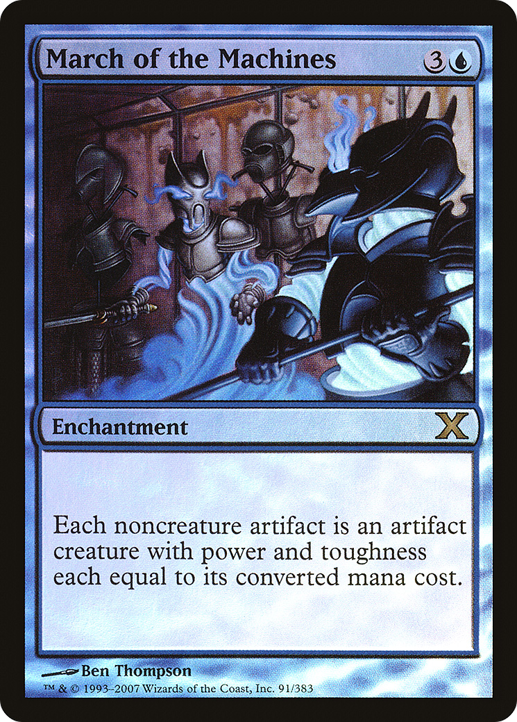 Image of March of the Machines (10E-91★) - Tenth Edition Foil